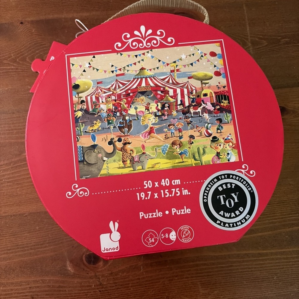 Puzzle Circus Storage Box with Lock & Handle Children Toys Award. NEW SEALED - Picture 5 of 5